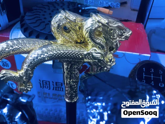 عكاز الفخامة شكل اسد شكل فرد
