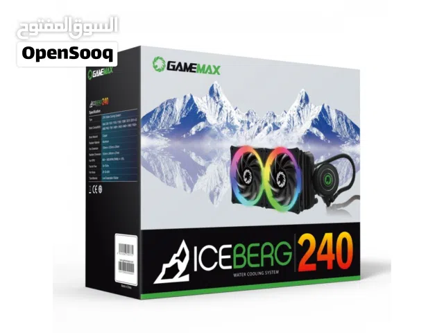 مبرد لل بي سي كامل ومبرد مائي ICE BERG 240