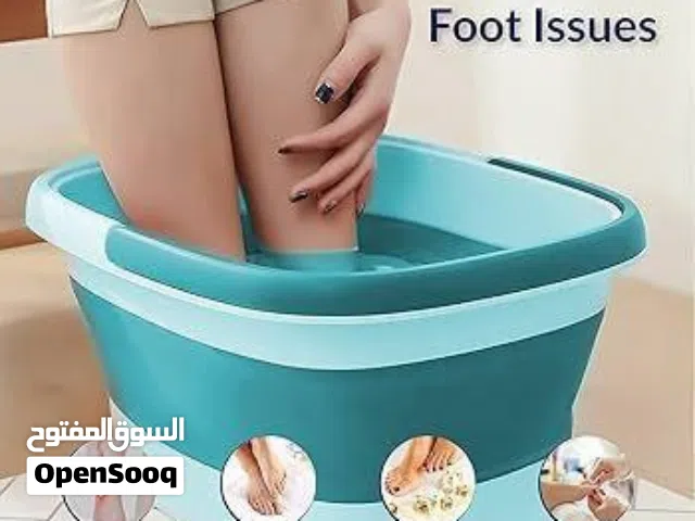 جهاز نقع القدم القابل للطي – راحتك تبدأ من قدميك!   بعد يوم طويل من التعب والوقوف، قدميك تستحق