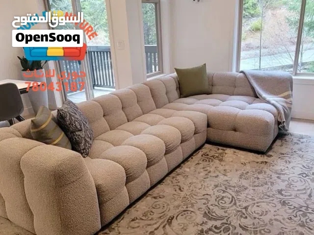 L SHAPE SOFA 3 YEAR WARRANTY SOFT FOAM SHOP SEEB MARKET NEAR BANK MEETHAQ MUSCAT READY MADE AND MAKE