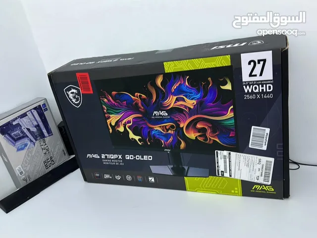 شاشة MSI MSI MAG 271QPX QD-OLED, 27 OLED Gaming Monitor, 2560 x 1440 (QHD)