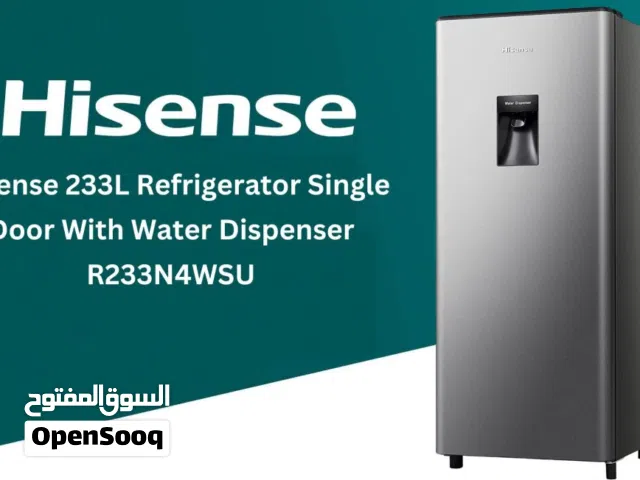 Hisense 233L Single Door Refrigerator With Water Dispenser