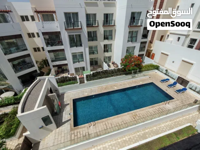 For Rent 2 Bedroom+ STUDY Room Swimming Pool View Apartment - Al Mouj