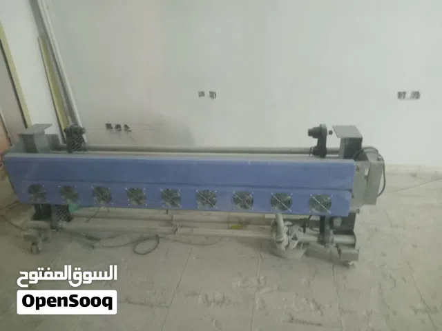 هيتر طابعة بنر 3.2 متر، 9 مراوح، شغال على الشرط".للبيع