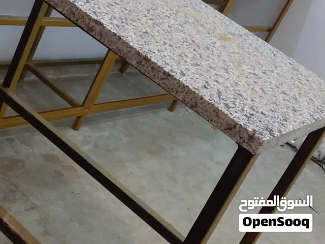 طاولات مع رخام جدد الاولى 300x60 الثانية 180x60