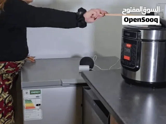 ضغط كہربائي ديجیتال متعدد الوظائف سعة 6 لتر وقوة 1000 واط