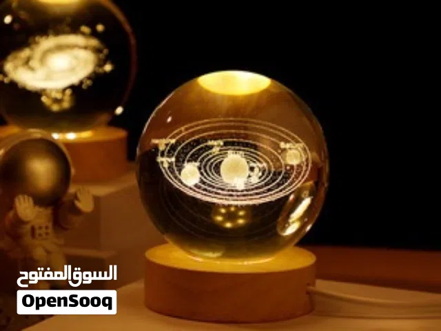 ضوء داخلي ليلي على مدخل usb مع كره كرستال جميل جدا
