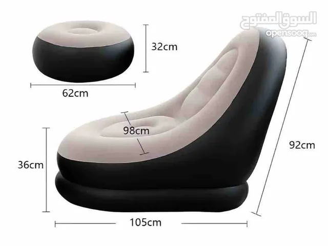 أريكه هوائيه مع مستند قدم تخبل الي يحب وتوصيل موجود