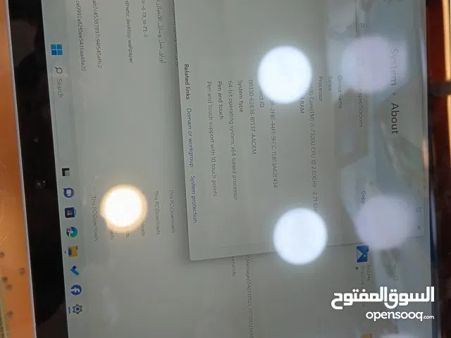 Microsoft service pro مايكروسفت سيرفس برو استعمال خفيف يوجد شاحن وقلم