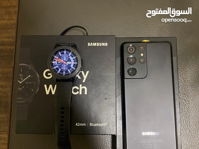 s21 Ultra with Samsung watch 42mm