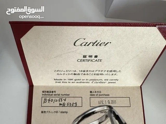 Cartier Pt950 ring band 54