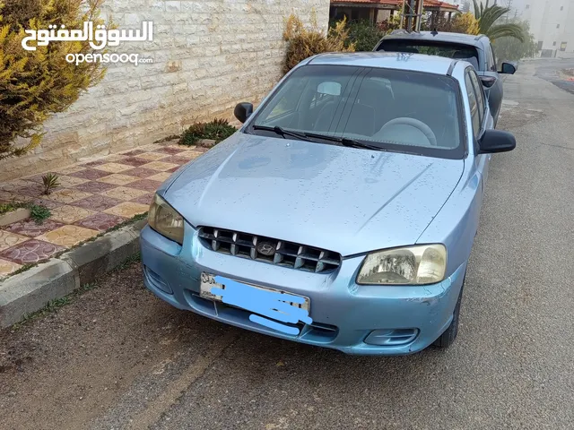 اكسنت موديل 2005للبيع بدون فحص ينتهي ترخيصها ب 10/2/2025 جير عادي مرج الحمام
