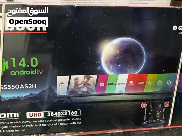 شاشة جبسون الاصلي 55 سمارت  4k و توصيل مجاني