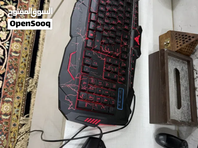 كيبورد قيمنك جديد وماوس لوجتك جديد والكيبورد كلش قوي والماوس هم