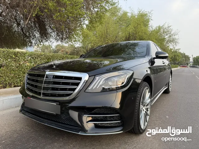 مرسيدس بنز S 450 خليجي أربع فصوص، موديل 2019، صبغة وكالة كامل