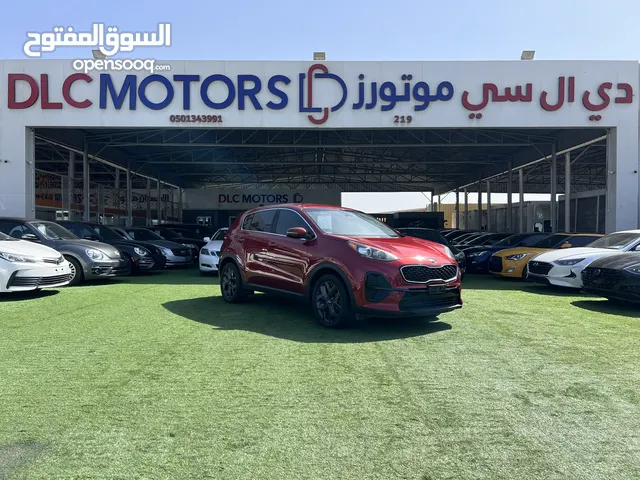 Keep Sportage  LX 2022 with Royal Red color , original airbags and low mileage