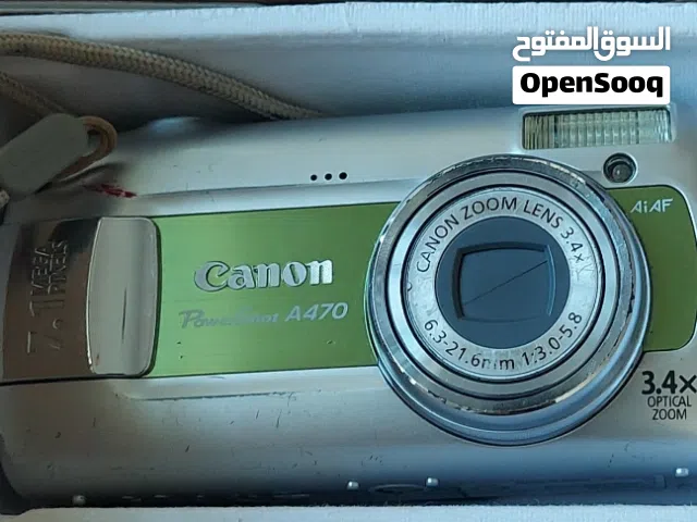 إعلان كاميرا Canon PowerShot A470 (مع الكرتون والملحقات)