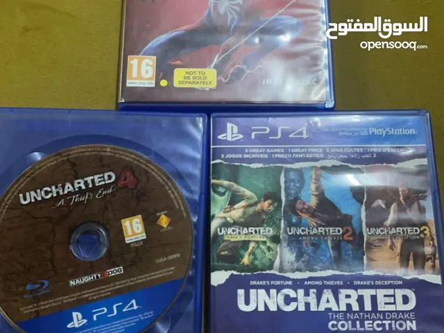 سوني 4 مع يدين و7 ألعاب للبيع – نظيف جدًا