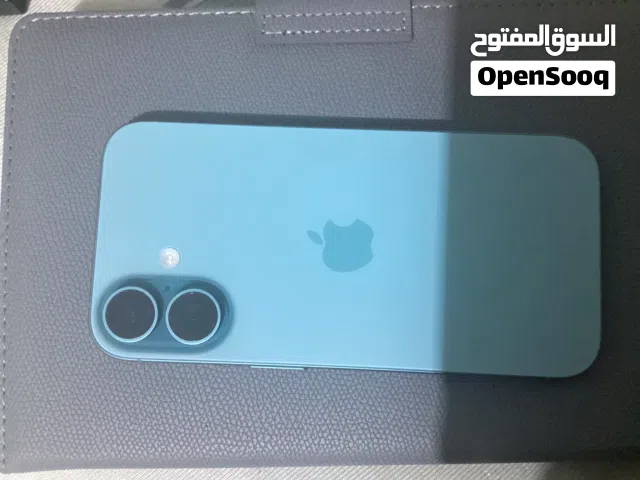 iPhone16 (256)  16 العادي تركوازي ذاكرة 256  نظافة 100٪ جديد استخدام بسيط  بطارية100٪