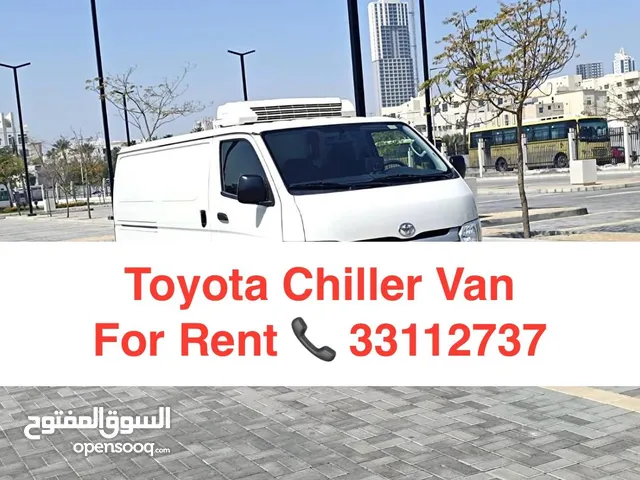 Toyota Mini Bus Hiace Cargo Chiller Van For Rent باص للإيجار