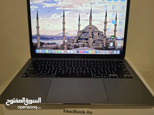 جهاز ماك بوك -Macbook Air 2020 13inch   بحالة ممتازة