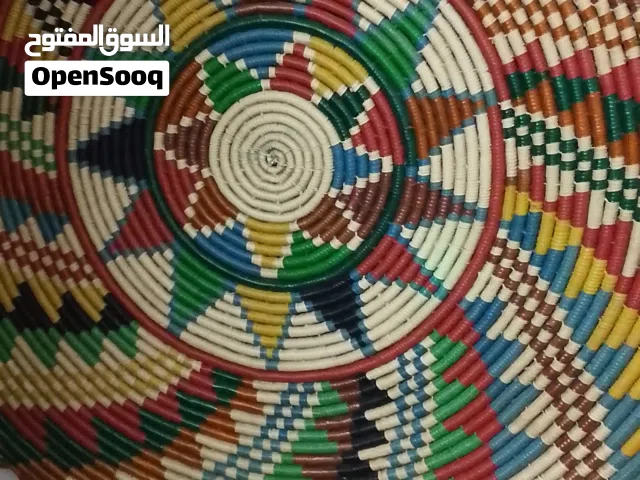 طبق قش صناعه يدوية فلسطيني