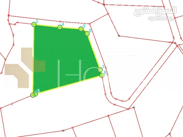 ارض للبيع في منطقة ماحص بمساحة 10832م