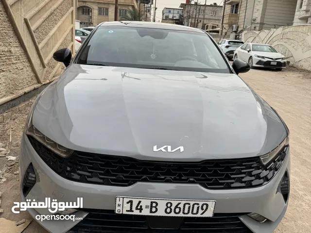 K5 GT LINE 2024 لون سمنتي \ رقم بصرة جديد فول مواصفات