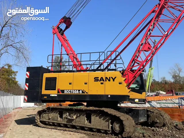 SANY 75 TON 2020 CRAWLER CRANE رافعة مجنزرة ساني 75 طن 2020