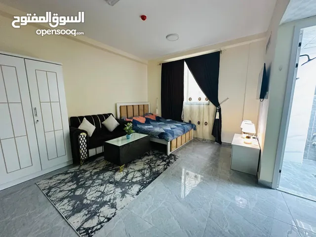 B1 استوديو مفروش للايجار الشهرى فى عجمان منطقة كورنيش عجمان شامل كل الفواتير