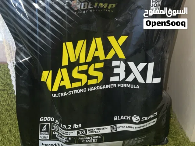 بروتين MAX MASS 3XL مفتوح واخد منه 4 ايام بس صلاحيه 2028