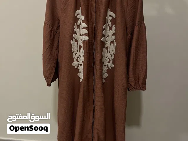 RIVA Brown Embroidered Maxi Dress – Size L