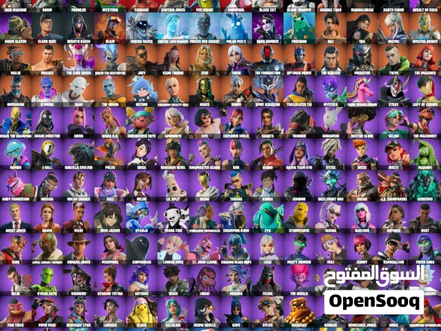 اكونت Fortnite للبيع ps4 و pc و كل حاجه