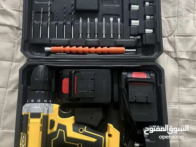 دريل كهربائي جديد بقدرة 48فولت مع بطاريتين.