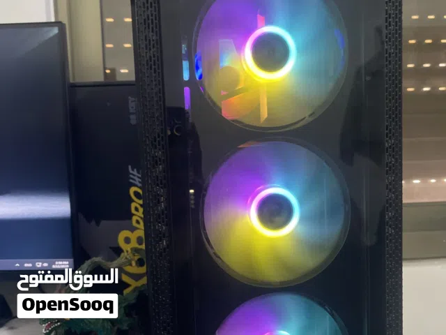 كيس قيمنق  Gaming case  4 fan  RGB  مراوح ار جي بي  السعر شامل التوصيل بسعر حرق  Case# Gaming#