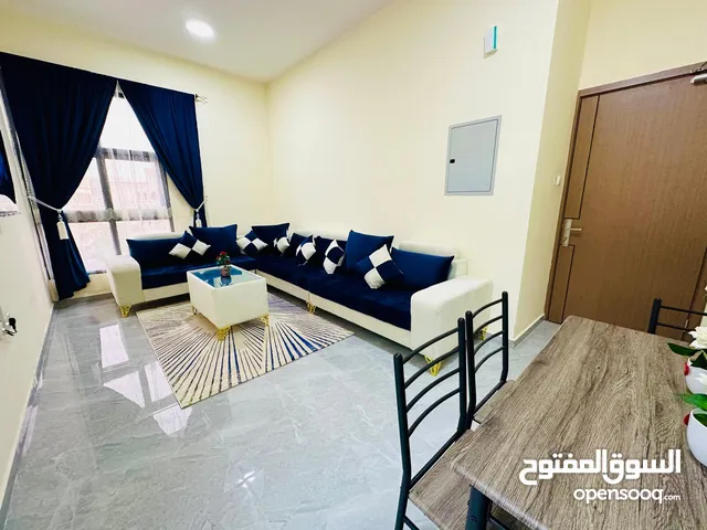 F3 / قرب دوار السفينة - كورنيش عجمان - غرفة وصالة- ايجار شهري- مفروشة - شامل جميع الفواتير - عائلات