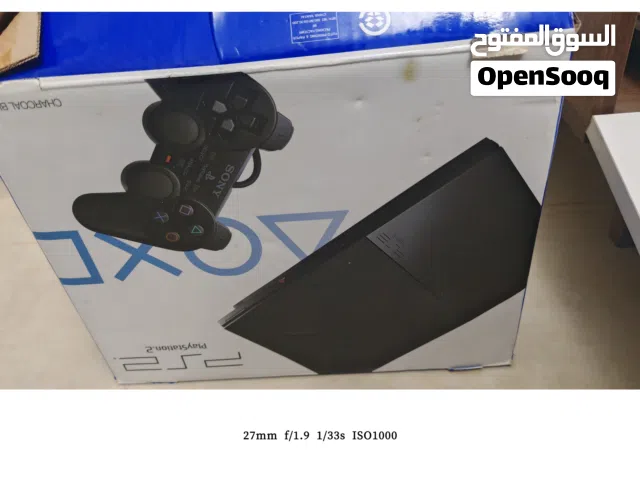 Play Station 2 with nintedo brand new with 2 control and UHD wire and 8gb memory Card and 40 cd
