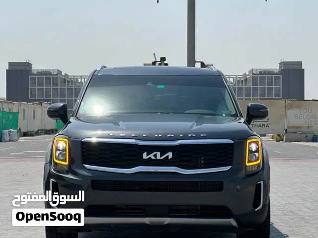 كيا تيلورايد موديل 2022 وارد امريكا ايرباقات الوكالة بحالة ممتازة جدا مع امكان التمويل عن طريق البنك