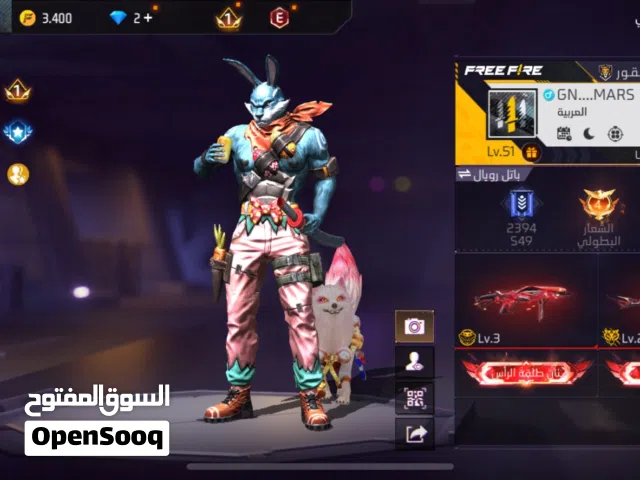 Free Fire Accounts and Characters for Sale in Al Batinah