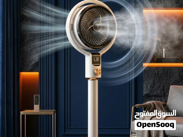 جهاز (AIRMAX 360)، جهاز تدوير وتحسين الهواء الذكي مع ترطيب وتشغيل صامت وشاشة LED