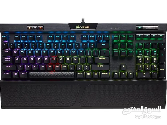 CORSAIR K70 RGB MK.2: Cherry MX Red كيبورد كورسير مستعمل اموره طيبه
