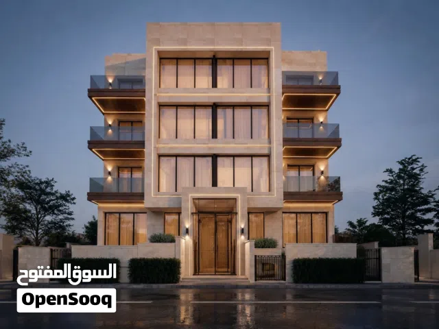 شقق فاخرة 190-210م  إطلالات دائمة  بلكونات واسعة  طريق المطار