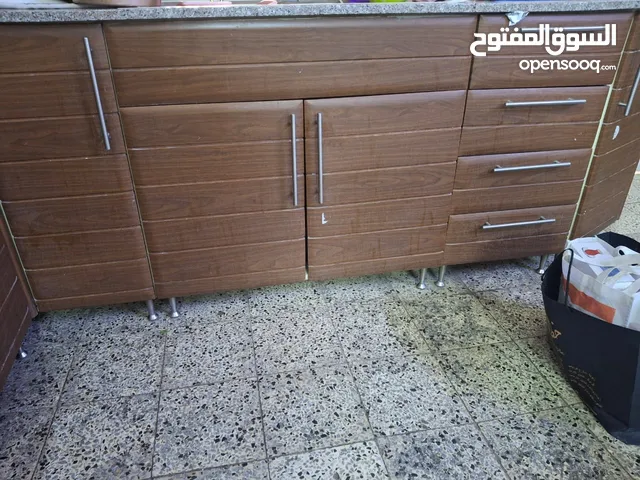 مطبخ تركي 8 امتار مستعمل لون خشبي