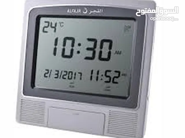 ساعة الفجر للاذان جدارية و موديل متنوع