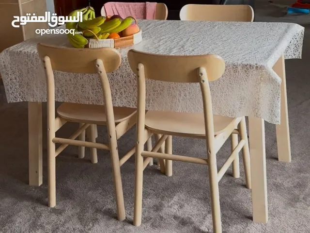 طاولة سفرة 4 مقاعد