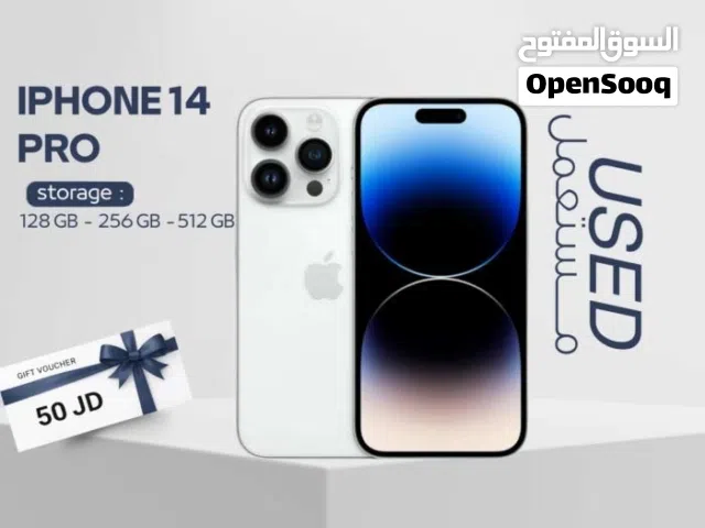 IPHONE 14 PRO ( 256GB ) USED /// ايفون 14 برو ذاكرة 256 مستعمل وكاله