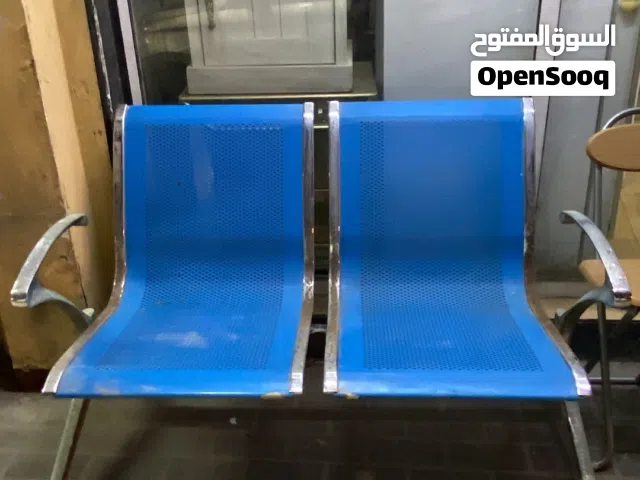 Second hand metal 2 seater and 3 seater chairs for sale