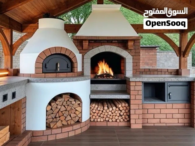 بناء فرون مندي وبيتزا وشوايات مشبات طوب حراري ممتاز