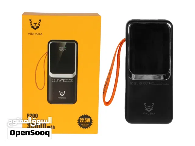 باور بانك اصلي بطاريه 30000 ملي امبير VIKUSHA P200 30000MAH BATTERY 22.5W MAX SUPER FAST POWER BANK