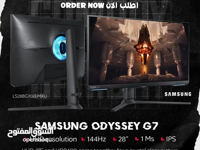 SAMSUNG Odyssey G7 UHD 144Hz 1Ms Ips Gaming Monitor - شاشة جيمينج من سامسونج !